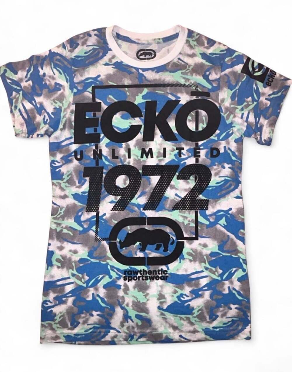 Ecko Unltd 1972 Graphic T-Shirt Blue Camo